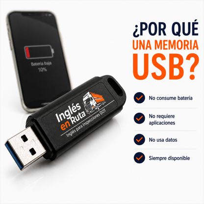 Inglés para Inspecciones DOT – USB para Traileros
