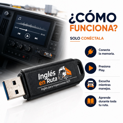 Inglés para Inspecciones DOT – USB para Traileros
