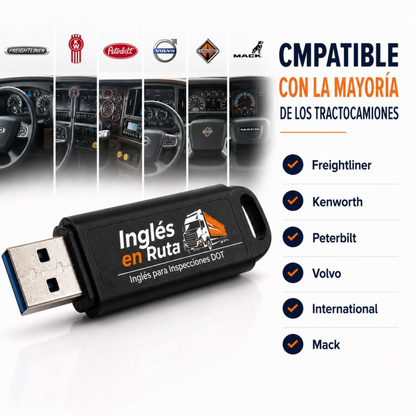 Inglés para Inspecciones DOT – USB para Traileros