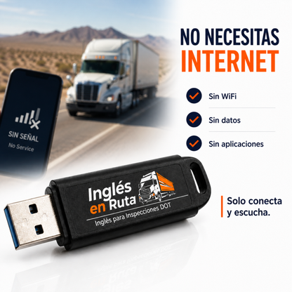 Inglés para Inspecciones DOT – USB para Traileros