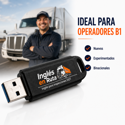 Inglés para Inspecciones DOT – USB para Traileros