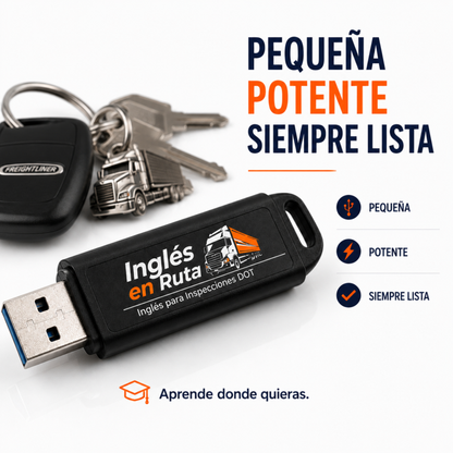 Inglés para Inspecciones DOT – USB para Traileros