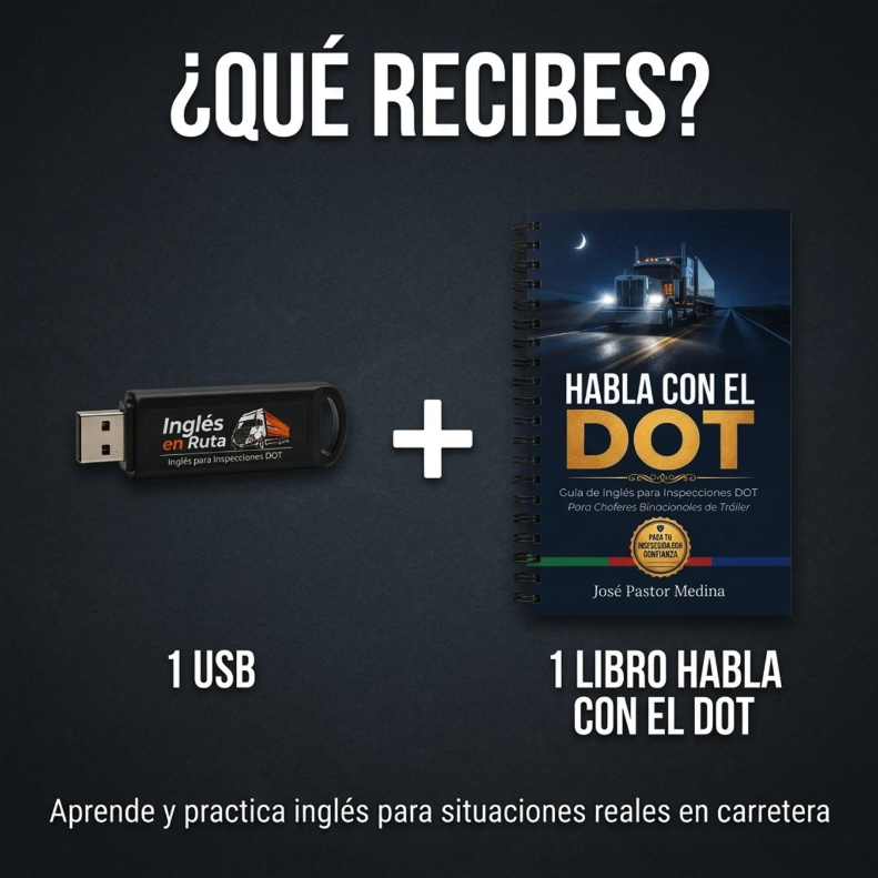 Qué recibes: 1 USB y 1 libro Habla con el DOT
