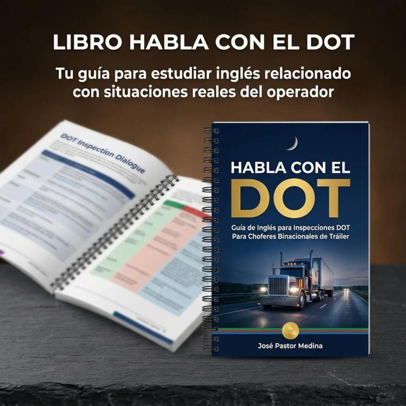 Pack Inglés en Ruta para Choferes de Tráiler | USB 16 GB + Libro Habla con el DOT
